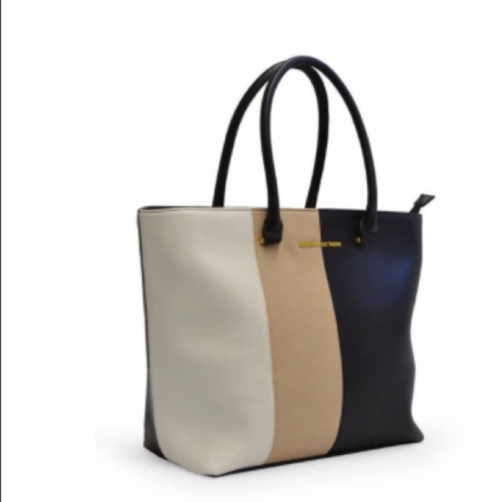 Adrienne Vittadini Colorblock Bag Workbook NWT